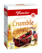 Prparation pour crumble Francine