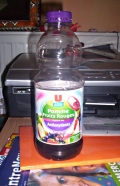 Jus de fruits : pommes / fruits rouges (marque u)