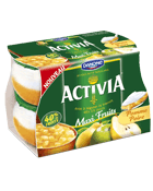 Yaourt maxi fruits pommes / poires (1 = 100g) Activ...