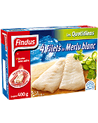 Poisson - merlu blanc en filet Findus