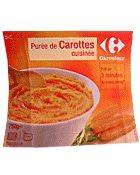 Pure carottes (1 sachet = 750 g) Carrefour