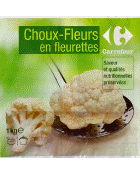 Choux-fleurs en fleurettes Carrefour