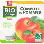 Compote de pomme Biovillage