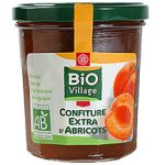 Confiture extra d'abricots Biovillage