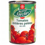 Tomates peles, notre jardin Leclerc marque repre