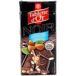 Chocolat noir amandes, tablette d'or Leclerc marque...