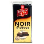 Chocolat noir extra suprieur 47%, tablette d'or Le...