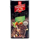 Chocolat noir noisettes, tablette d'or Leclerc marq...