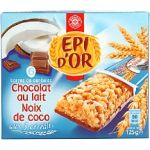 Barres crales choco lait coco, epi d'or Leclerc m...