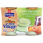 Crme aux oeufs saveur pistache, dlisse Leclerc ma...