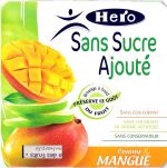 Compote pomme-mangue Hro sans sucre ajout