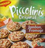 Mini pizza : piccolinis original jambon fromage Mag...