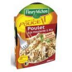 Poulet  la moutarde et riz Fleury michon