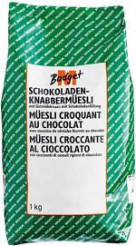 Mesli et coussins fourrs au chocolat Migros budge...