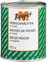 Moitis de pches au sirop Migros budget (m-budget)