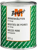 Moitis de poires au sirop Migros budget (m-budget)