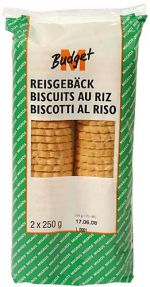 Biscuits au riz Migros budget (m-budget)