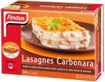 Lasagnes carbonara : par portion de 250g Findus