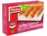 Crpes jambon fromage Findus