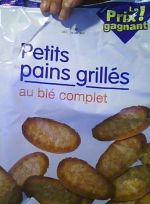 Petits pains grills au bl complet Le prix! gagnan...