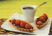 Tarte chocolat framboises au piment d'Espelette