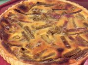 Tarte  la rhubarbe