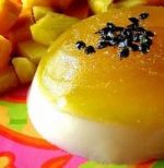 Panna cotta  la noix de coco et au mangue