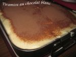 Tiramisu au chocolat blanc